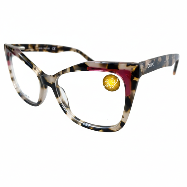 Armação de Óculos Rocket LQ78810 C2 - Tartaruga Mesclado