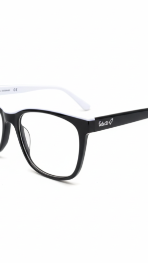 Armação de Óculos Rocket LQ6025 C3 - Black & White Classic