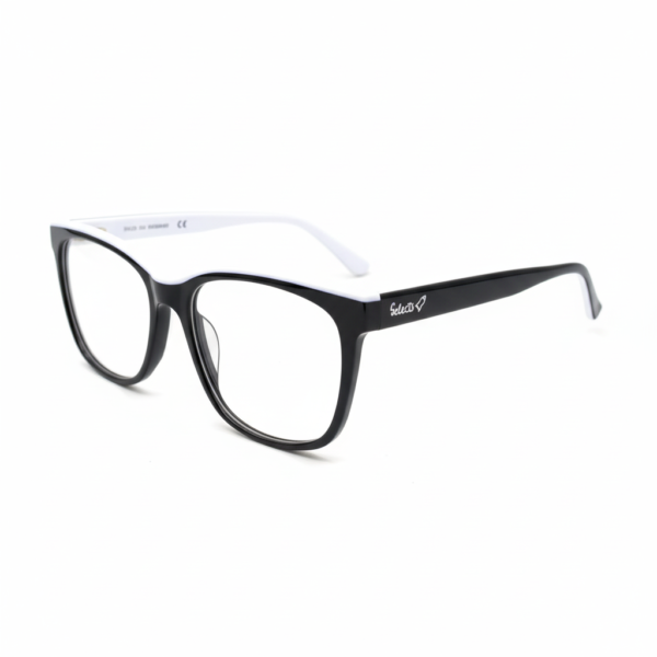 Armação de Óculos Rocket LQ6025 C3 - Black & White Classic