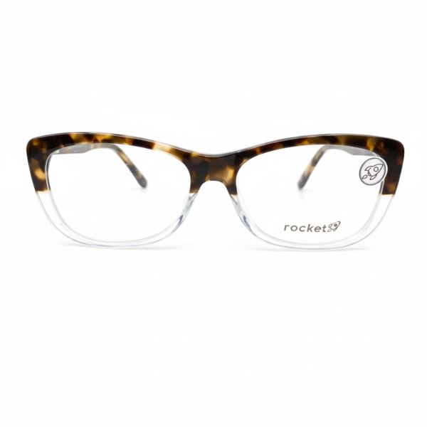 Armação de Óculos Rocket LQ3003 C7 - Tartaruga Premium com Cristal