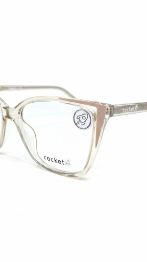 Armação de Óculos Rocket LQ5534 C6 - Nude Cristal
