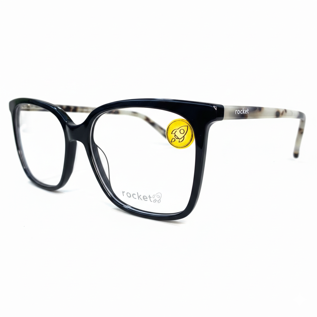 Armação de Óculos Rocket LQ3038 C4 - Black & Tortoise - Imagem 2