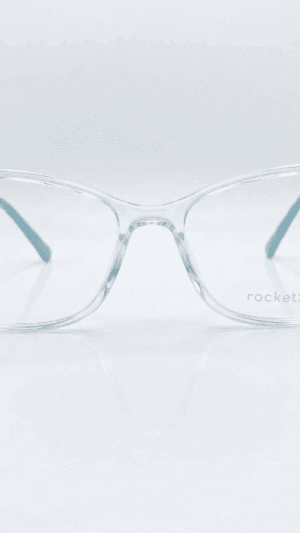 Armação de Óculos Feminino Rocket Fresh - Cristal com Hastes em Azul Bebê