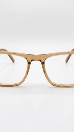 Armação de Óculos Infantil Selects Classic - Caramelo Translúcido