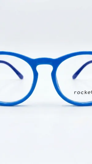 Armação de Óculos Infantil Rocket Kids Flex - Azul Royal e Celeste