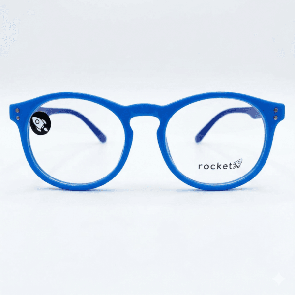 Armação de Óculos Infantil Rocket Kids Flex - Azul Royal e Celeste