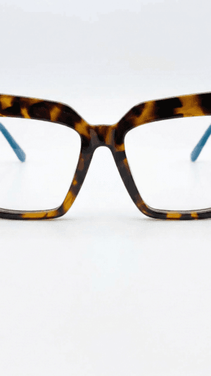 Armação de Óculos Rocket LQ 80118 C5 - Tartaruga & Blue Ocean