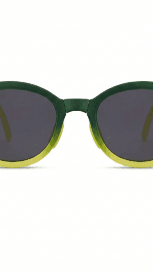 Óculos de Sol Infantil Rocket - Degradê Verde e Amarelo