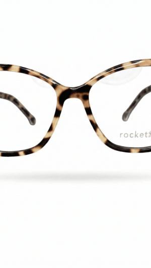 Armação de Óculos Feminino Rocket Gatinho - Oncinha Clássica