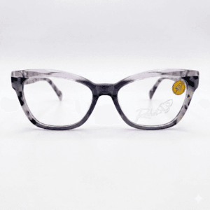 Armação de Óculos Feminino Rocket Fashion - Oncinha Cristal com Toque de Lilás