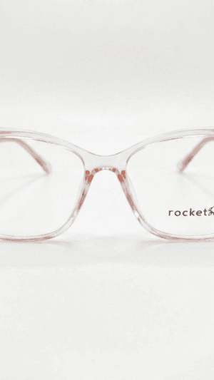 Armação de Óculos Feminino Rocket Soft - Rosa Cristal Translúcido