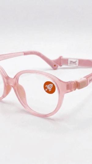 Armação Infantil Rocket Baby - Redondinho Rosa com Alça