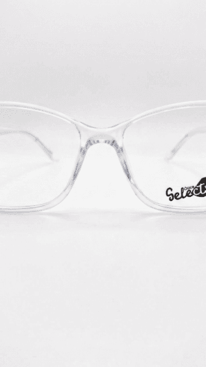 Armação de Óculos Unissex Selects Crystal - Transparente Minimalista
