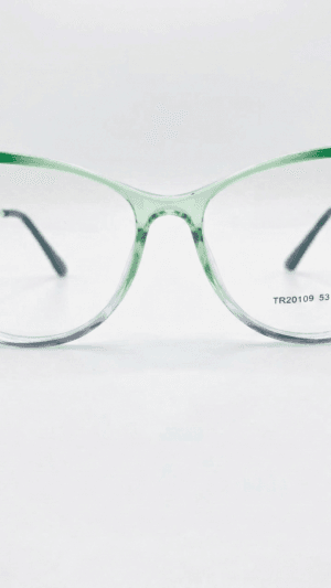 Armação de Óculos Feminino Rocket TR20109 - Degradê Verde Cristal