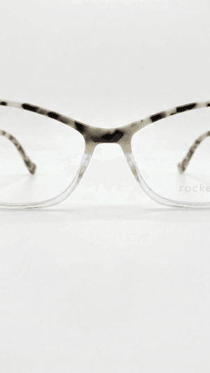 Armação de Óculos Feminino Rocket Gatinho - Mesclado com Transparente