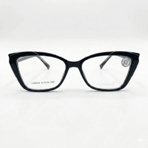 Armação de Óculos Feminino Rocket Elegance - Preto Brilhante Clássico