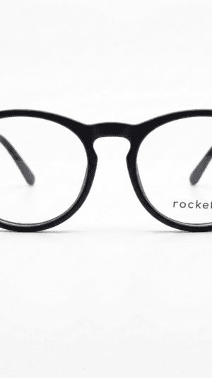 Armação de Óculos Infantil Rocket Kids Flex - Preto Fosco Clássico