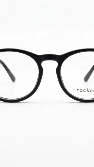 Armação de Óculos Infantil Rocket Kids Flex - Preto Fosco Clássico